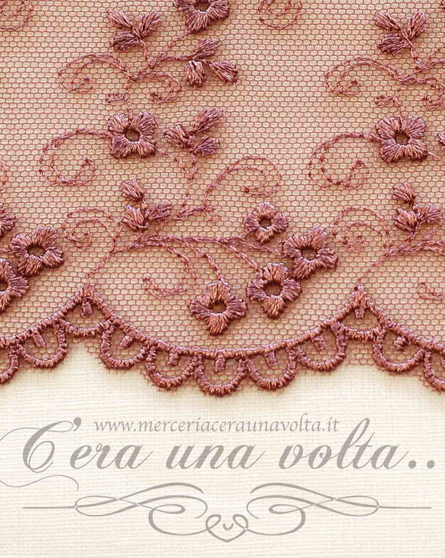 Pizzo in tulle H 9 cm