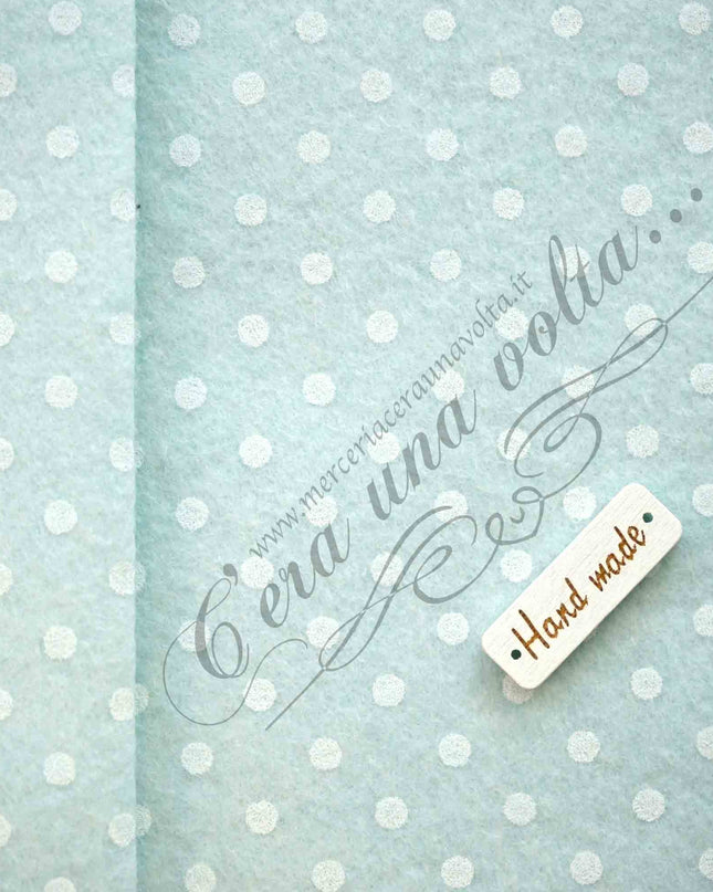 90 x 50cm Pannolenci stampato a pois