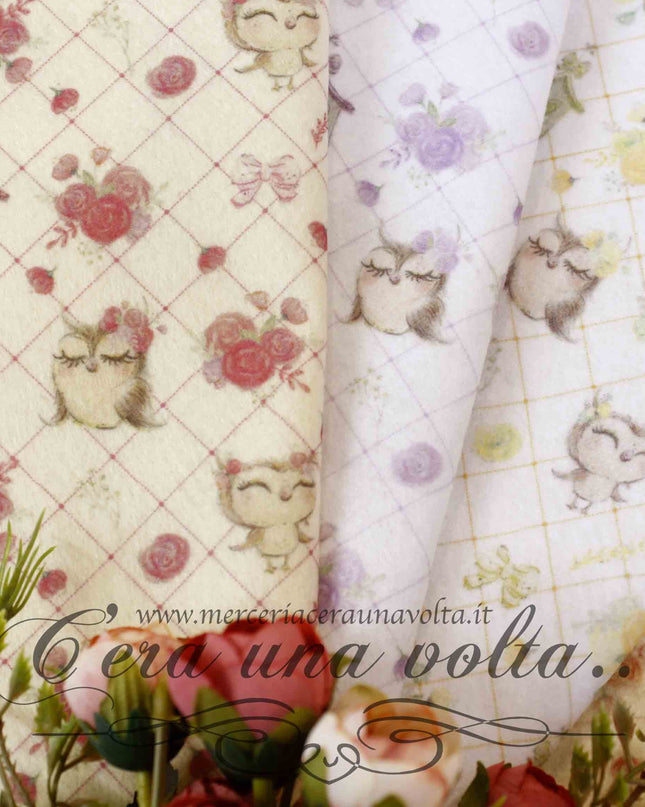 Set fogli assortiti Pannolenci Gufetti
