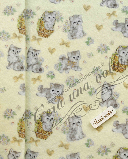 Set fogli assortiti Pannolenci Gattini