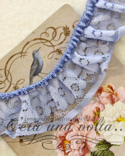 Pizzo elasticizzato colorato