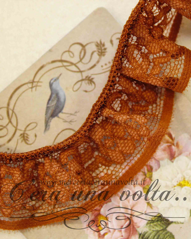 Pizzo elasticizzato colorato