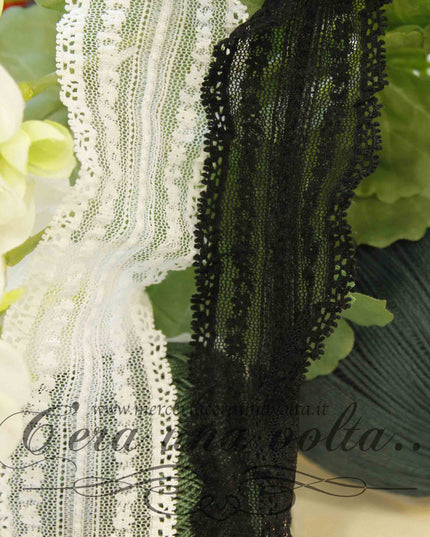 Pizzo tramezzo elasticizzato Romantic