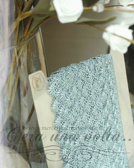 Pizzo macramé colorato