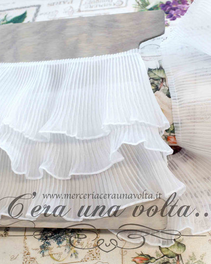 Pizzo Nastro plissettato