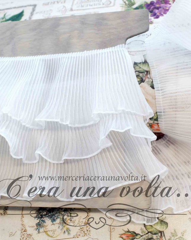 Pizzo Nastro plissettato