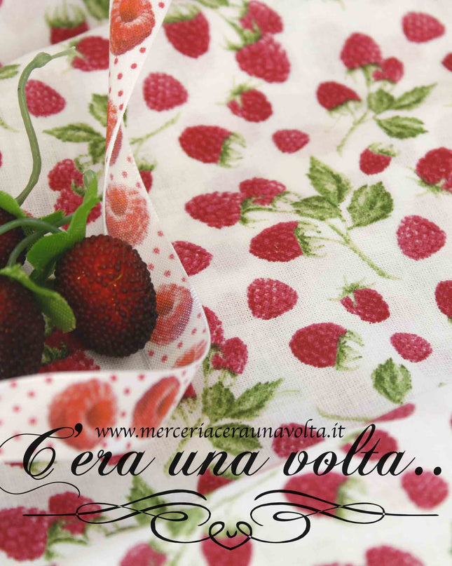 Tessuto Raspberries