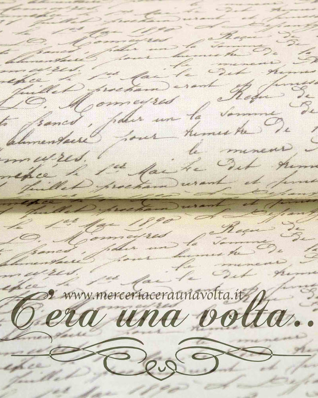 Tessuto americano With Written