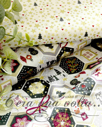 Tessuto Happy Winter