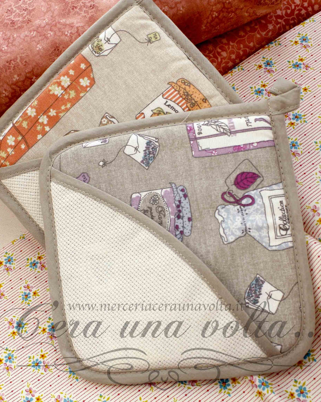 Presine con inserto da ricamare