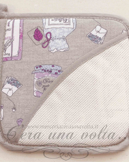 Presine con inserto da ricamare