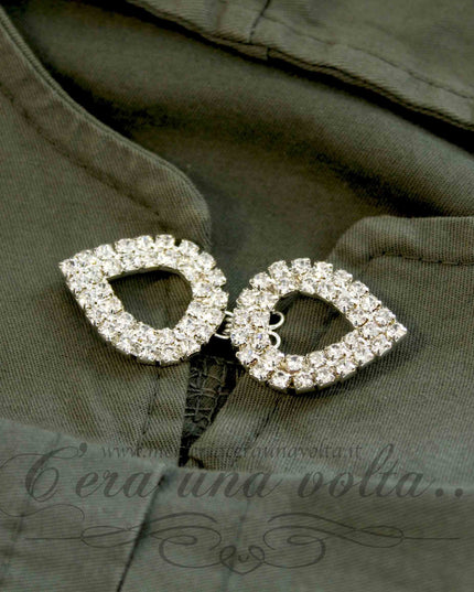 Ganci a goccia swarovski