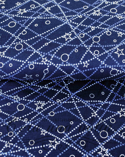 Tessuto Stars and Polka Dots