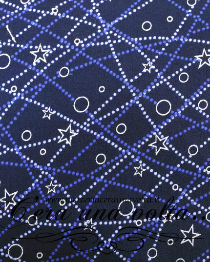 Tessuto Stars and Polka Dots