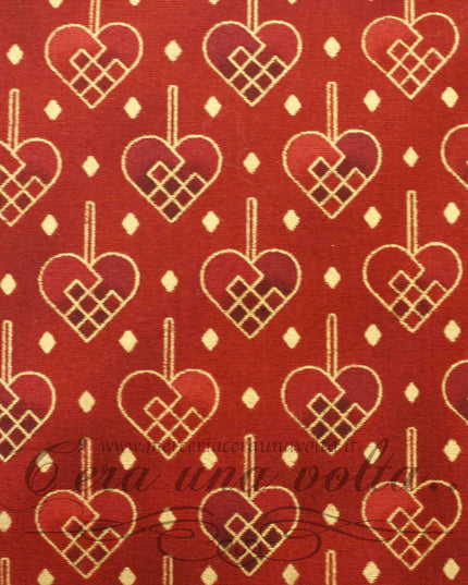 Tessuto Christmas Hearts