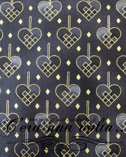Tessuto Christmas Hearts