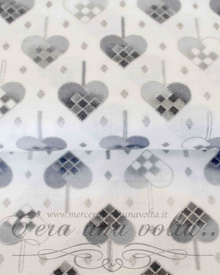 Tessuto Christmas Hearts
