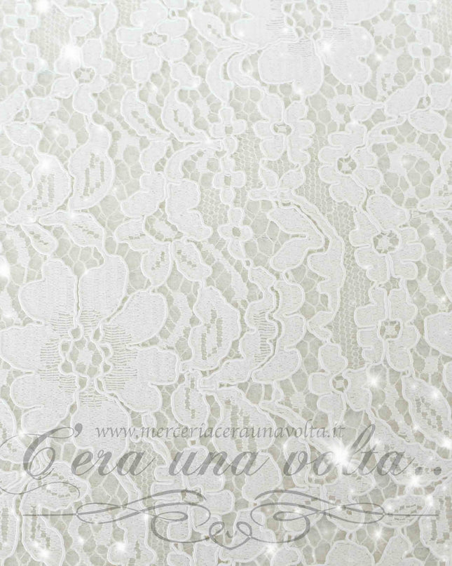 Feltro di lana con pizzo & glitter