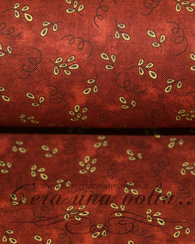 Tessuto Vintage Leaves