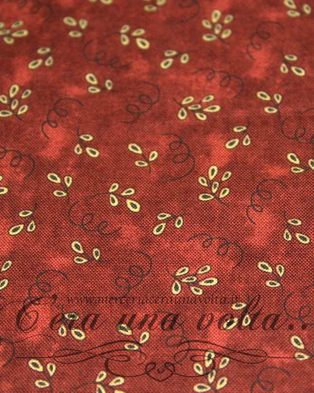 Tessuto Vintage Leaves