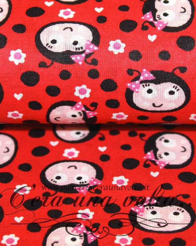 Tessuto Ladybug