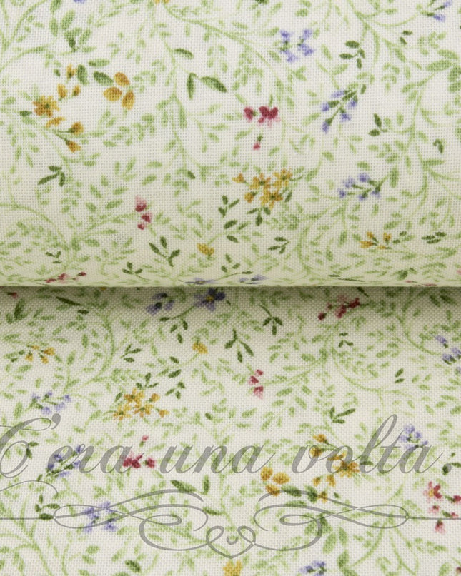 Set 8 Pz Tessuto Pretagliato Flowers