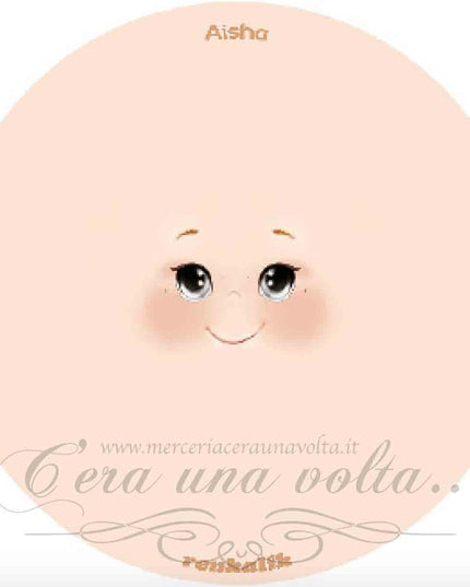 Viso stampato su tessuto Aisha