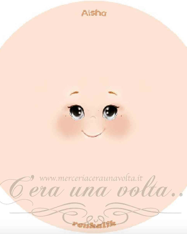 Viso stampato su tessuto Aisha
