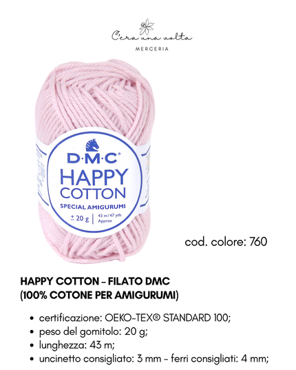 DMC Happy Cotton – Filato 100% cotone per amigurumi
