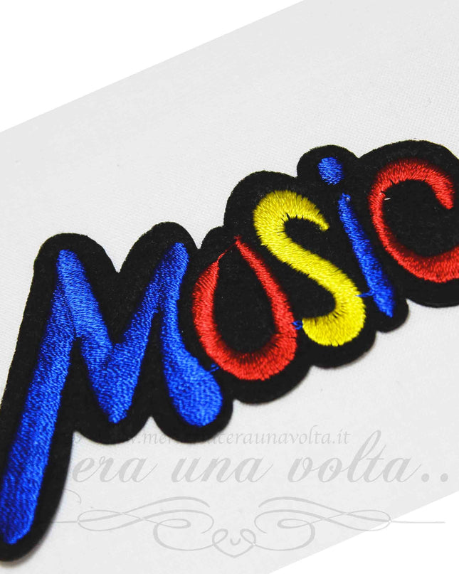 Applicazione termo adesiva Music