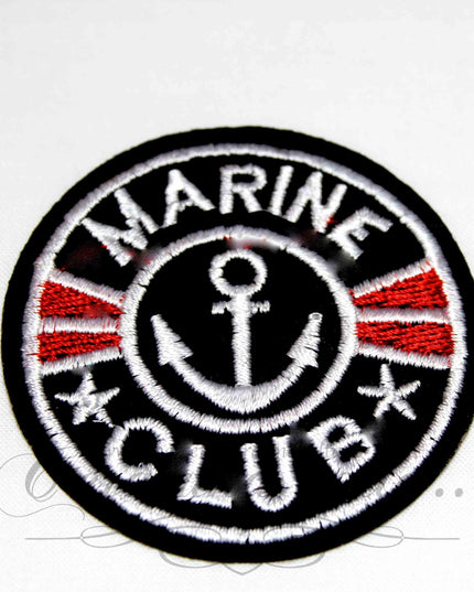 Etichetta termo adesiva rotonda Marine Club