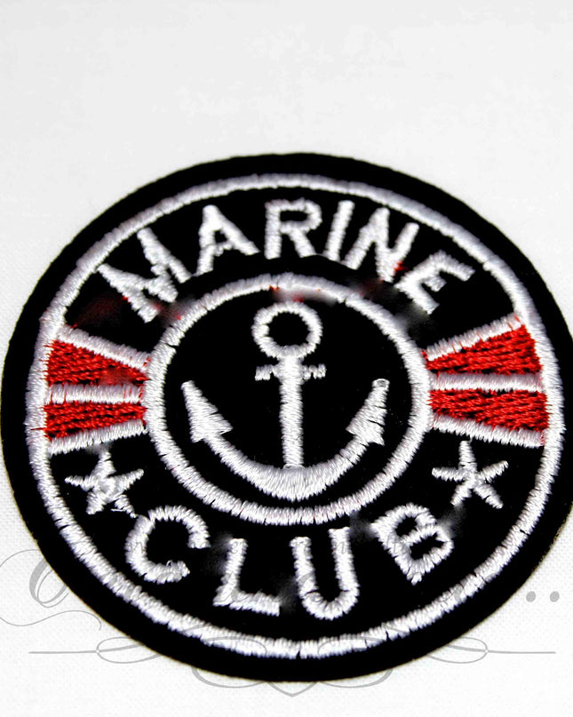 Etichetta termo adesiva rotonda Marine Club
