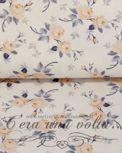 Tessuto Shabby Piquet Rose Corallo