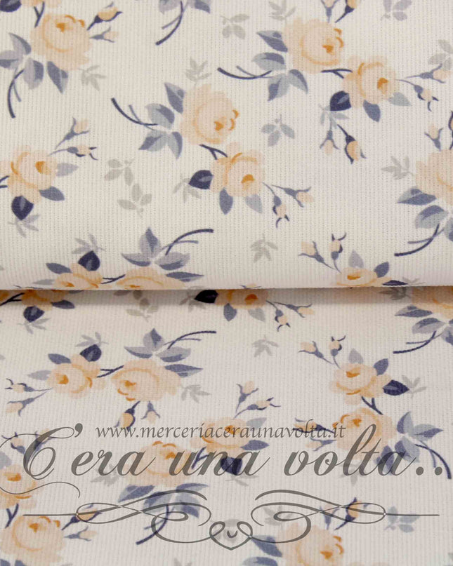 Tessuto Shabby Piquet Rose Corallo