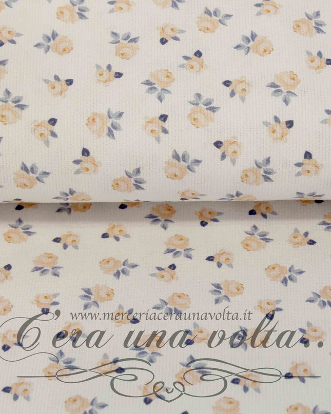 Tessuto Shabby Piquet Rose Corallo