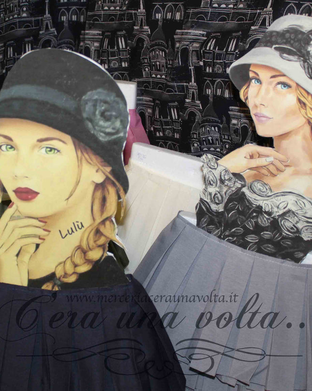 Bordo plissettato H cm 15