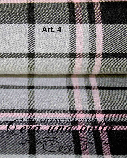 Taglio di Tessuto Tartan Scozzese