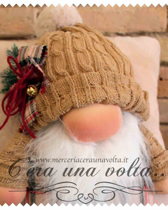 Taglio di tessuto con motivo a treccia