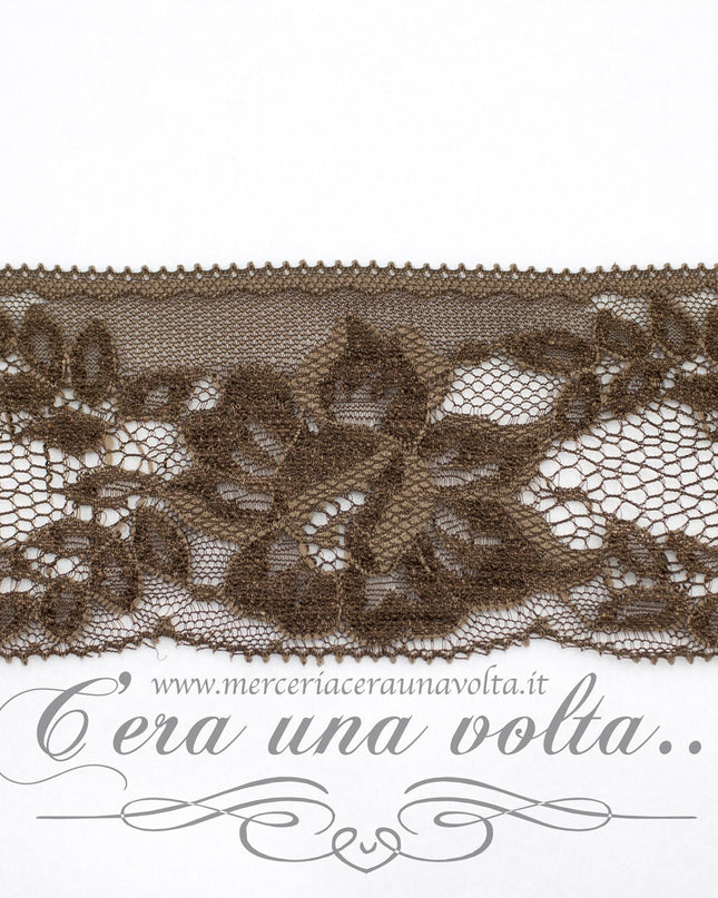 Pizzo in tulle rose h 7 cm