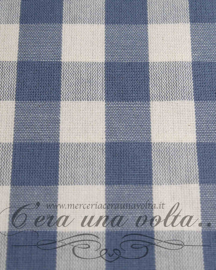 Tessuto in cotone country squares