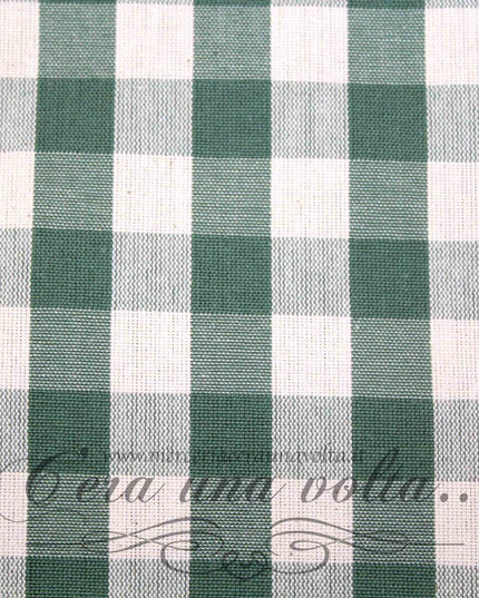 Tessuto in cotone country squares
