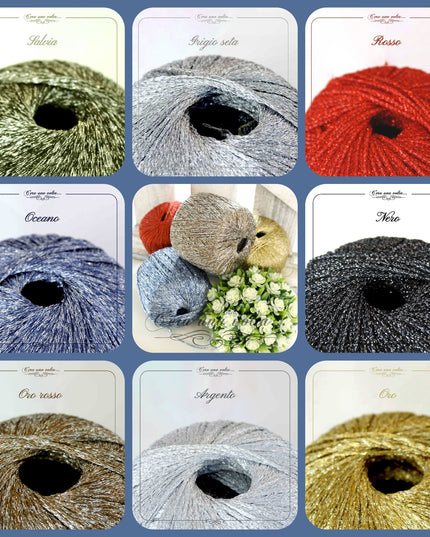 Filato soft lurex