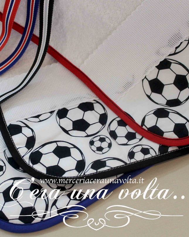 Bavaglino asilo con elastico Soccer