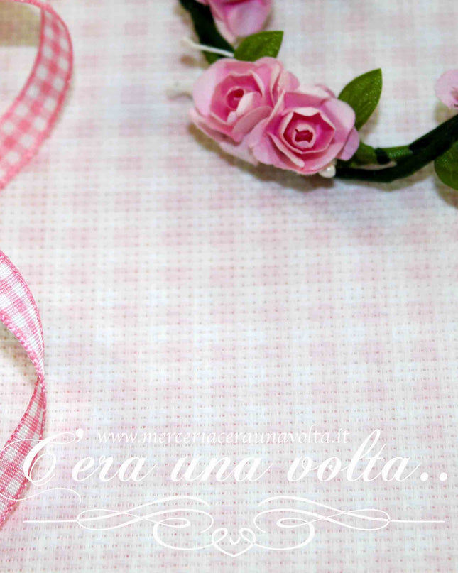 Tela Aida pretagliata stampata 5,5 pti/cm - 14 ct Vicky