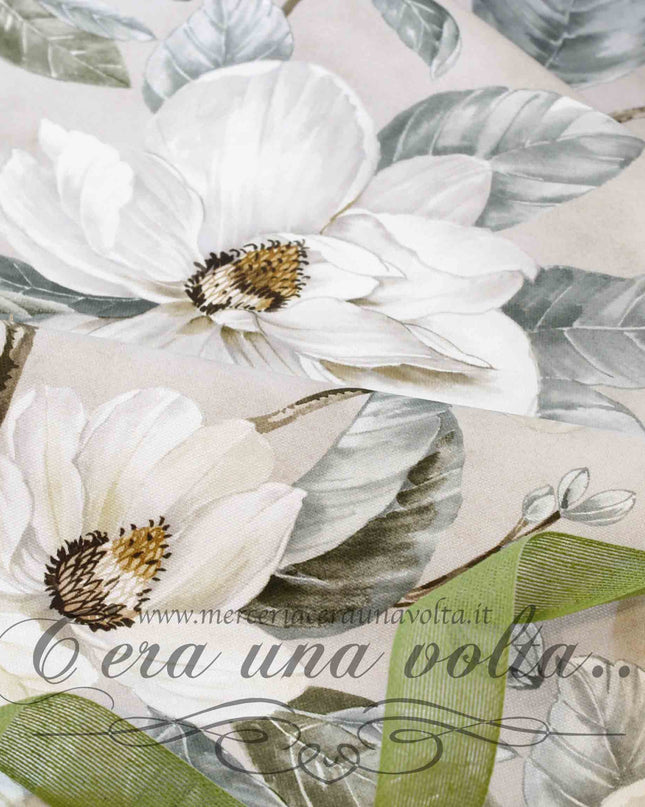 Cm 148 x cm 140 Scampolo Tessuto antimacchia Magnolia