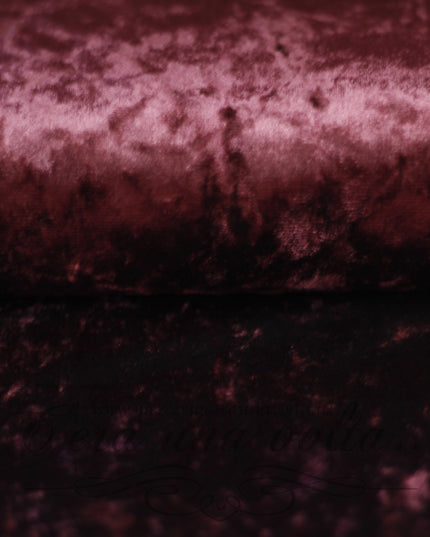 Cm 95 x cm 60 Scampolo Velluto Rosso Bordeaux