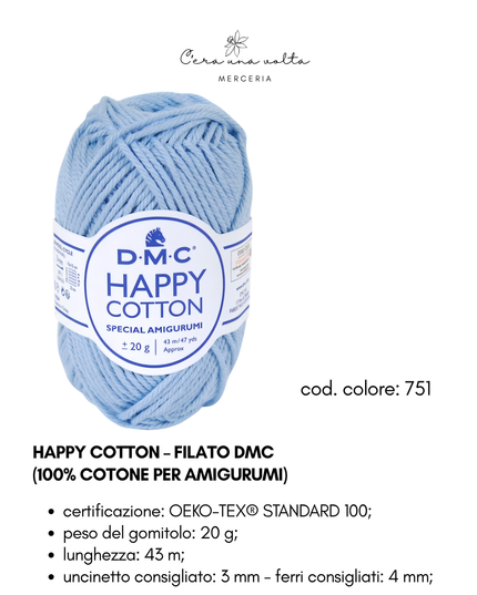DMC Happy Cotton – Filato 100% cotone per amigurumi
