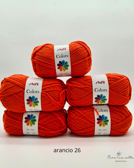 Lana acrilica - Wolle Colors STAFIL