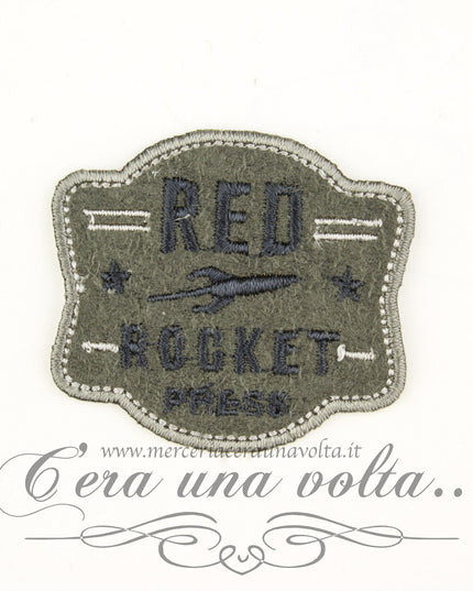 Etichetta termo adesiva rettangolare Red Pocket Press