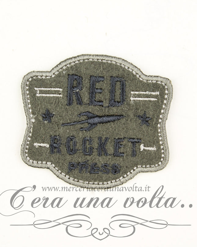 Etichetta termo adesiva rettangolare Red Pocket Press